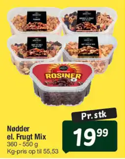 Fakta Tyskland Nødder el. Frugt Mix tilbud