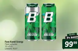 Fakta Tyskland Faxe Kondi Energy tilbud
