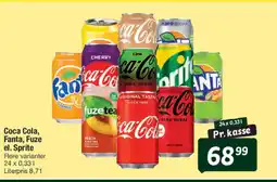 Fakta Tyskland Coca Cola, Fanta, Fuze el. Sprite tilbud