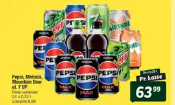 Fakta Tyskland Pepsi, Mirinda, Mountain Dew tilbud