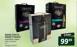 Fakta Tyskland Hardys Crest el. Alfredo Primitivo tilbud