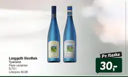 Fakta Tyskland Langguth Vinothek tilbud