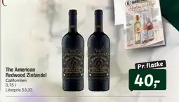 Fakta Tyskland The American Redwood Zinfandel tilbud