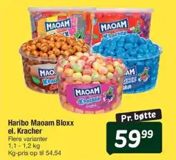 Fakta Tyskland Haribo Maoam Bloxx el. Kracher tilbud