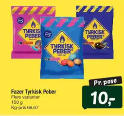 Fakta Tyskland Fazer Tyrkisk Peber tilbud