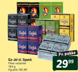 Fakta Tyskland Ga-Jol el. Spunk tilbud