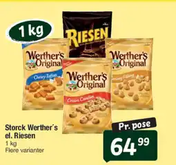 Fakta Tyskland Storck Werther's el. Riesen tilbud