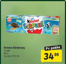 Fakta Tyskland Ferrero Kinderæg 4-pak tilbud