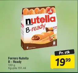 Fakta Tyskland Ferrero Nutella B-ready tilbud
