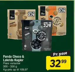 Fakta Tyskland Panda Choco & Lakrids Kugler Flere varianter tilbud