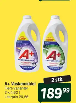 Fakta Tyskland A+ Vaskemiddel Flere varianter tilbud