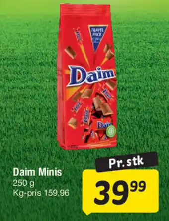 Fakta Tyskland Daim Minis tilbud