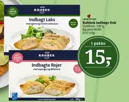 Dagli'Brugsen Rahbek indbagt fisk tilbud