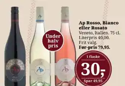 Dagli'Brugsen Ap Rosso, Bianco eller Rosato tilbud