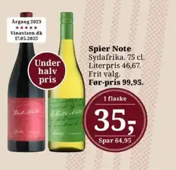 Dagli'Brugsen Spier Note tilbud