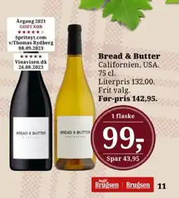 Dagli'Brugsen Bread & Butter Californien, USA. tilbud