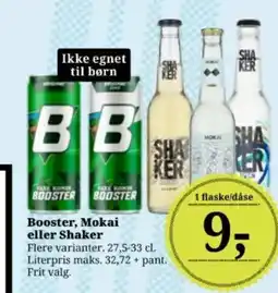 Dagli'Brugsen Booster, Mokai eller Shaker tilbud