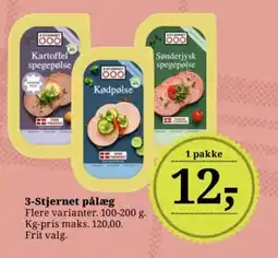 Dagli'Brugsen 3-Stjernet pålæg tilbud