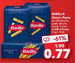 Kaufland BARILLA Classic Pasta tilbud