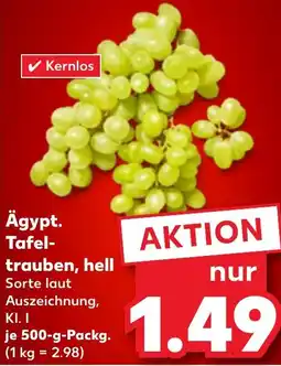Kaufland Ägypt Tafel- trauben, hell tilbud