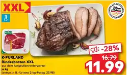 Kaufland K-PURLAND Rinderbraten XXL tilbud