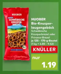 Kaufland HUOBER Bio-Knusper- laugengebäck tilbud