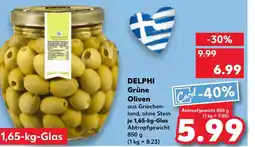 Kaufland DELPHI Grüne Oliven tilbud