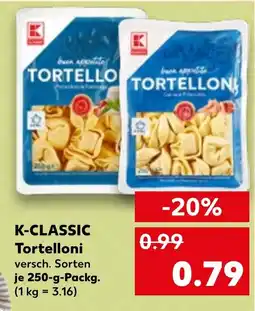 Kaufland K-CLASSIC Tortelloni tilbud