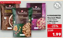 Kaufland K-FAVOURITES Gourmet-Müsli tilbud