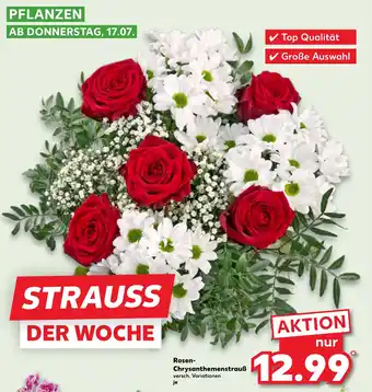 Kaufland Rosen- Chrysanthemenstrauß tilbud
