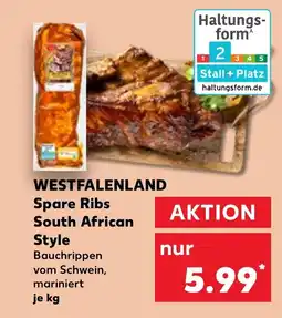 Kaufland WESTFALENLAND Spare Ribs South Afr Style can tilbud