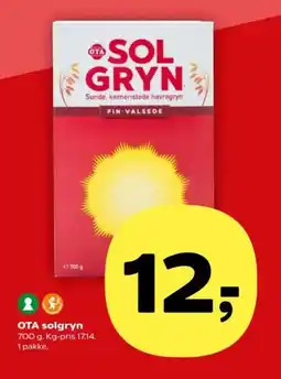 Kvickly OTA Solgryn tilbud