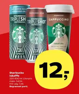 Kvickly STARBUCKS Iskaffe tilbud