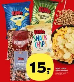 Kvickly KIMS Chips eller nodder tilbud