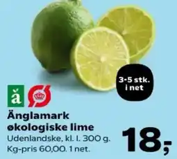 Kvickly Änglamark økologiske lime tilbud