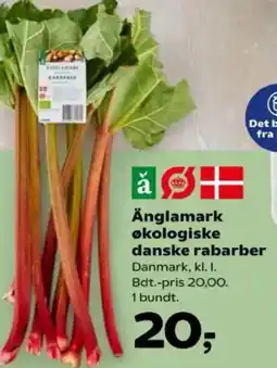 Kvickly Änglamark økologiske danske rabarber tilbud