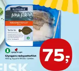 Kvickly GLYNGØRE Rødspættefilet tilbud