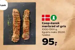 Kvickly Coop dansk mørbrad af gris tilbud