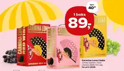 Kvickly Carmina luna i boks tilbud