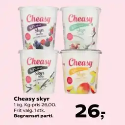 Kvickly CHEASY Skyr tilbud