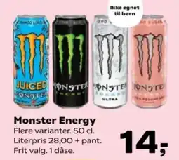 Kvickly MONSTER Energy tilbud