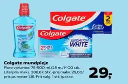 Kvickly COLGATE Mundpleje tilbud
