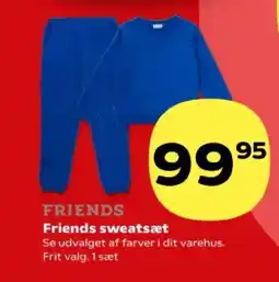 Kvickly Friends sweatsæt tilbud