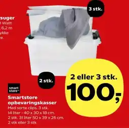 Kvickly Smartstore opbevaringskasser tilbud