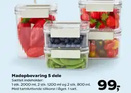 Kvickly Madopbevaring 5 dele tilbud