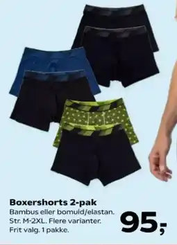 Kvickly Boxershorts 2-pak tilbud