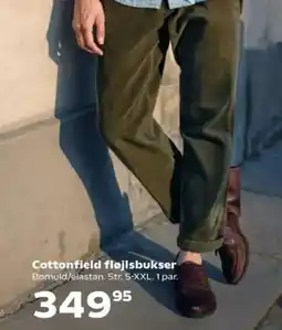 Kvickly Cottonfield fløjlsbukser tilbud
