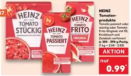 Kaufland HEINZ Tomaten- produkte tilbud