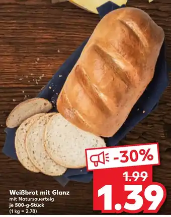 Kaufland DE Weißbrot mit Glanz tilbud