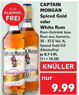 Kaufland CAPTAIN MORGAN Spiced Gold oder White Rum tilbud